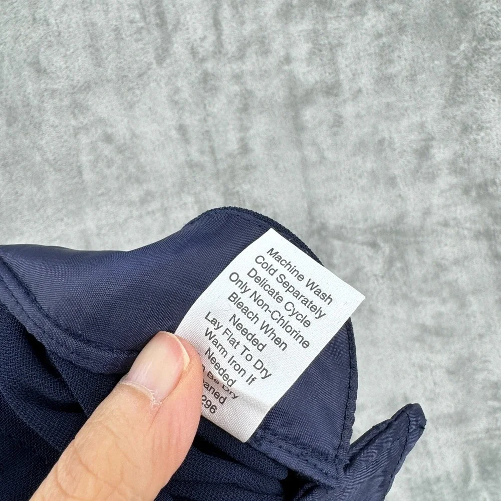 Cabi Pants  8 Curvy PR Trouser Boot Cut Career Classic Navy‎ Blue 117 Minimalist